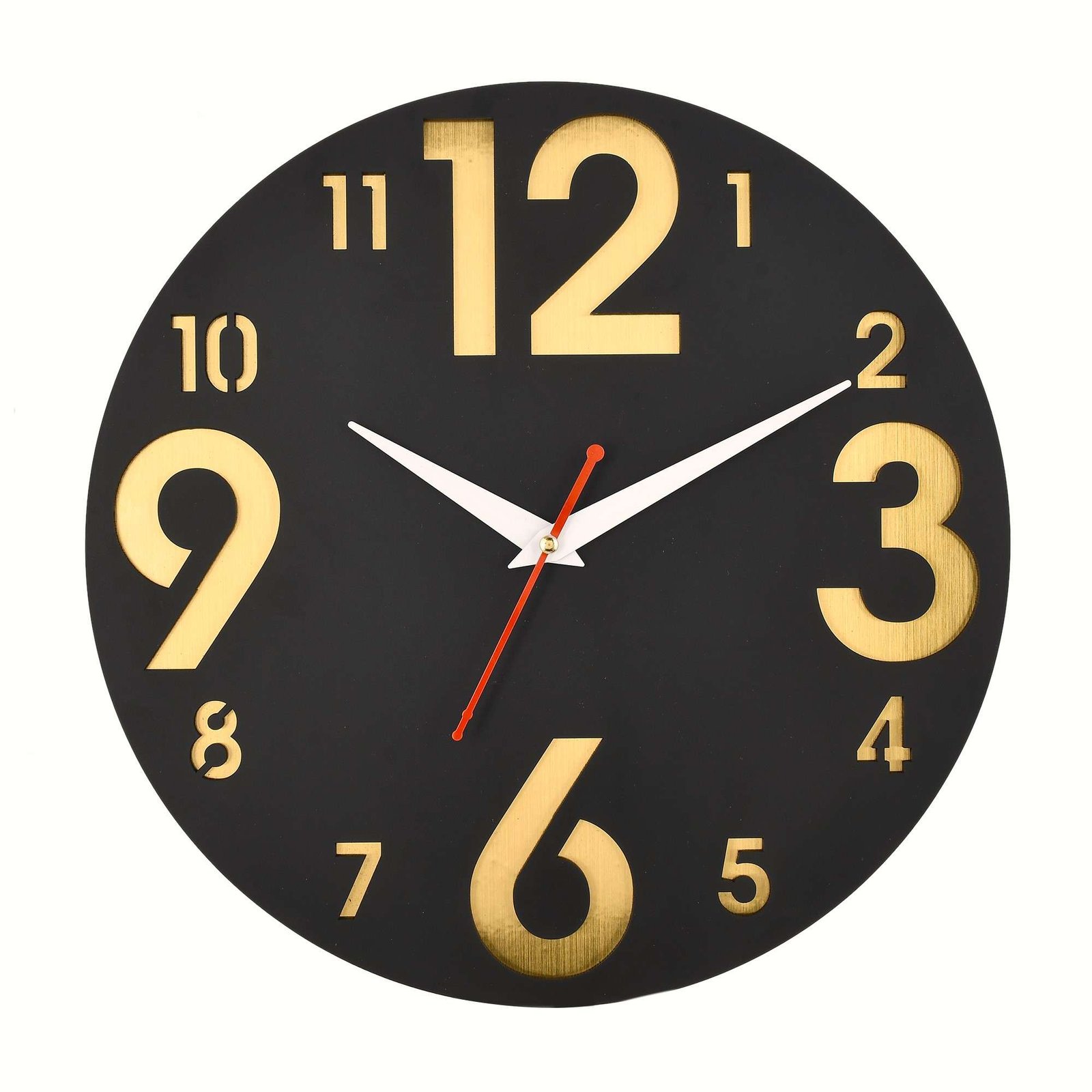Wooden Silent Non-Ticking Wall Clock for Home Stylish Latest Designer Wall Clock for Home Living Room Bedroom Office Hall - Image 3